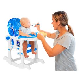 Silla comer 3 funciones New azul