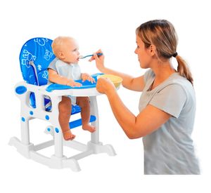 Silla comer 3 funciones New azul