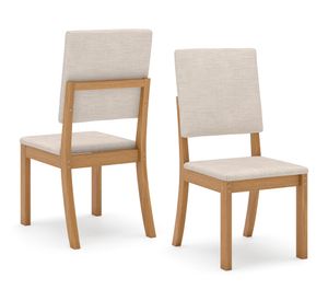 Comedor 4 sillas Caju rústico blanco