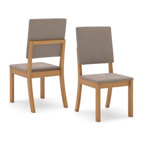 Comedor 4 sillas Lana rústico blanco