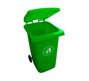 Contenedor basura 240 litros verde