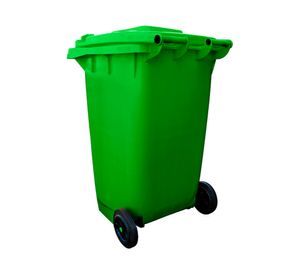 Contenedor de basura SN03 360 lt 112x71x85 cm verde