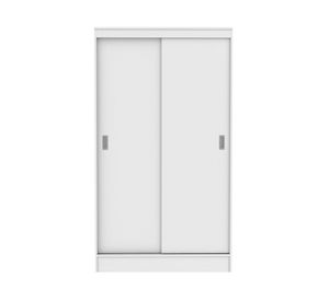 Clóset 2 puertas Caburgua melamina blanco claro