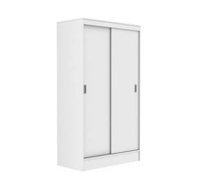 Clóset 2 puertas Caburgua melamina blanco claro