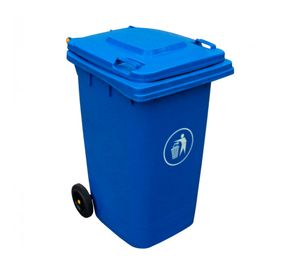 Contenedor de basura 360lt 112x71x85 cm azul