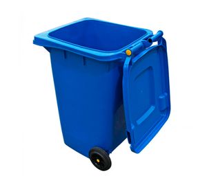 Contenedor de basura 360lt 112x71x85 cm azul