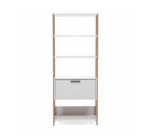 Estante 1 puerta Cucao blanco/roble