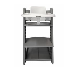 Silla de comer Milano gris