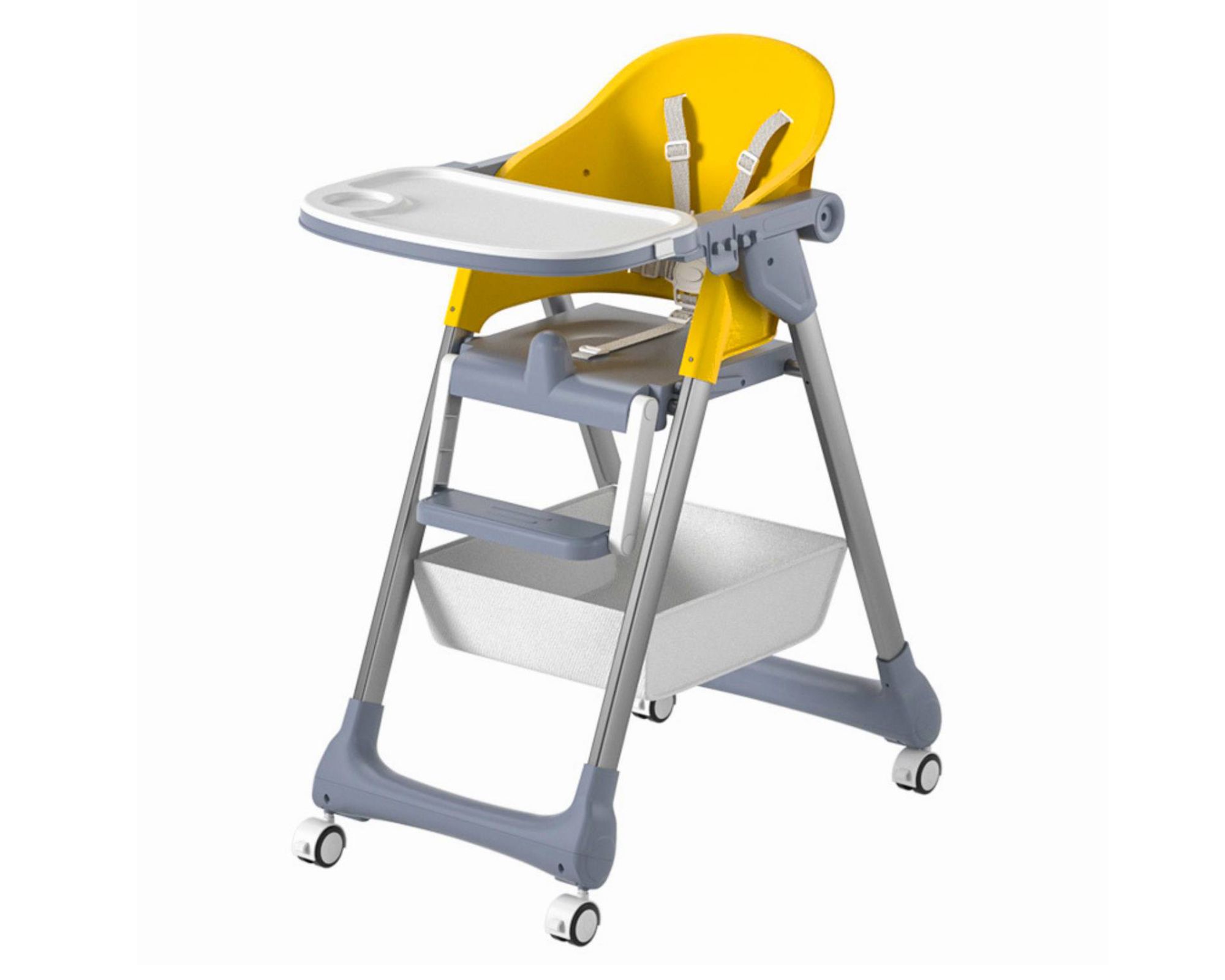 Kidscool Silla de comer Moderna amarillo