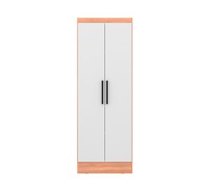 Clóset 2 puertas Ámbar blanco/café