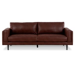 Sofá 3 cuerpos Martín Badlands café oscuro