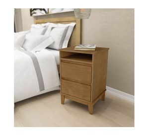 Velador 2 cajones Tucumán café