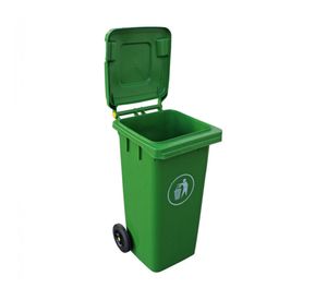 Contenedor basura 120 litros verde