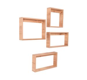 Set 4 repisas Utah rovere