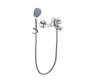 Monomando de tina ducha Gunnar gris cromado