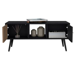 Mesa de centro rectangular Funes 45x100x40 cm wengué