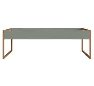 Mesa de centro rectangular Grace 30x93x48 cm verde fiordo