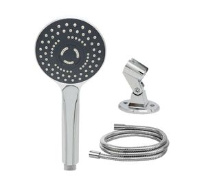 Juego de ducha Rimini 1F gris cromado