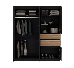 Armario Austin wengue 6 puertas