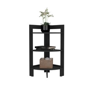 Mesa auxiliar esquinera esquinera Riga wengué 80.6x54.8x38.8 cm