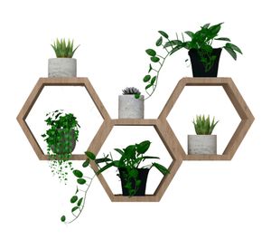 Set 3 repisas Hades rovere