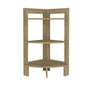 Mesa auxiliar esquinera Riga macadamia 80.6x54.8x38.8 cm