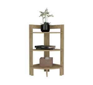 Mesa auxiliar esquinera Riga macadamia 80.6x54.8x38.8 cm