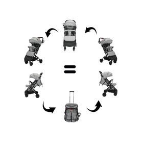 Coche ultra compacto Mimo gris