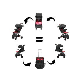 Coche ultra compacto Mimo rojo