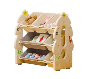 Estante Sunny 7 cajas blanco 69x65x36 cm