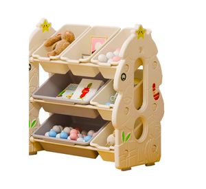 Estante Sunny 7 cajas blanco 69x65x36 cm