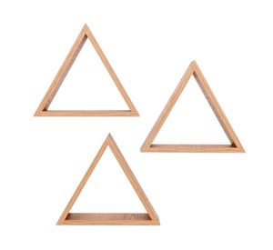 Set 3 repisas Angular rovere