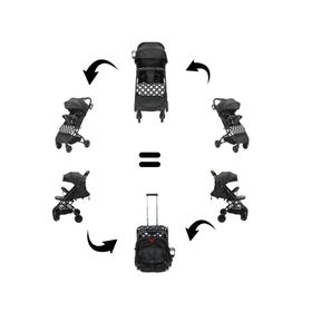 Coche ultra compacto Mimo negro