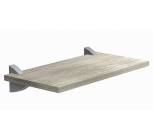 Pack 2 repisas Concept gris 1.5x40x20 cm