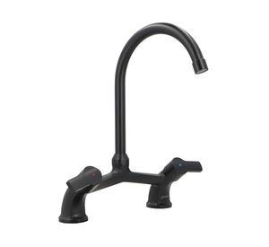 Monomando lavaplatos Bogen negro mate