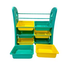 Estante Sunny 8 cajas azul 100x92x38 cm