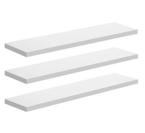 Pack 3 repisas Decorare blanco 1.5x40x10 cm