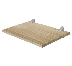 Pack 2 repisas Concept roble 1.5x40x20 cm