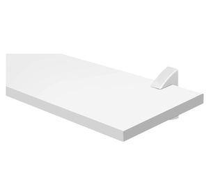 Pack 2 repisas Concept blanco 1.5x60x20 cm
