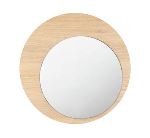 Espejo Ary marco madera 60x60x1.9 cm