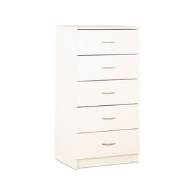 Cómoda 5 cajones blanco