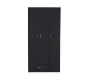 Armario 1 cajón Z-90 wengué 184.6x90x47.3 cm