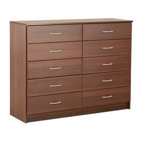 Cómoda 10 cajones chocolate