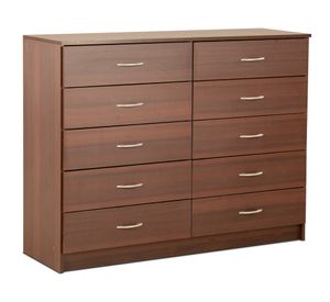 Cómoda 10 cajones chocolate