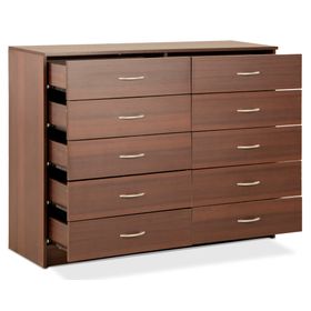Cómoda 10 cajones chocolate