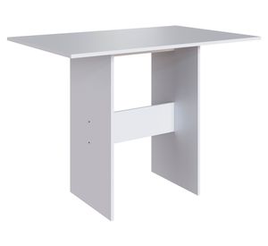 Comedor 4 sillas Tirso blanco/negro