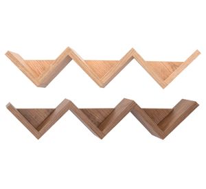 Repisa flotante Dalia bicolor 2 un. 37.5x37x10 cm