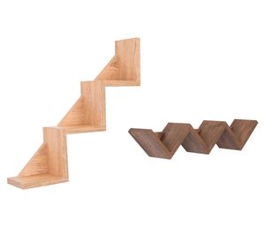 Repisa flotante Dalia bicolor 2 un. 37.5x37x10 cm