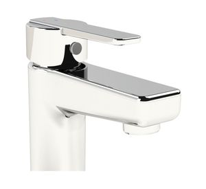 Monomando lavamanos Dallas gris cromo