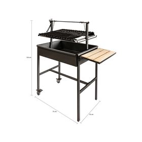 Parrilla a carbón Lican gris